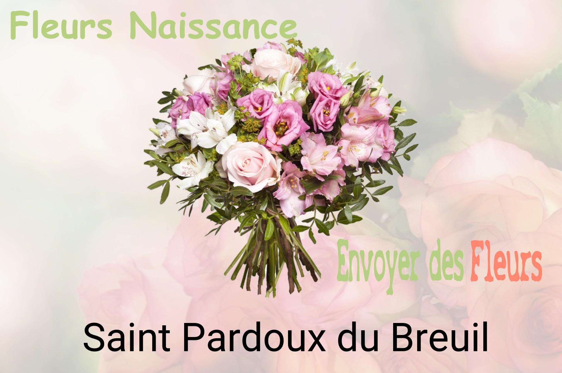 Bouquet de fleurs de naissance livré à Saint-Pardoux-du-Breuil