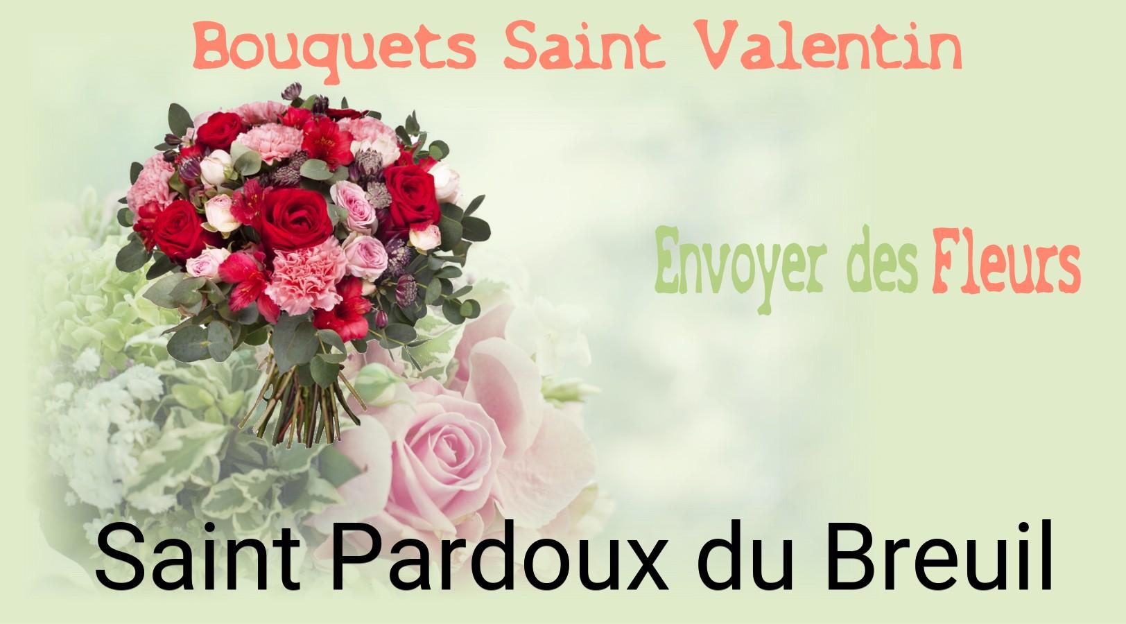 Roses de Saint-Valentin livrées à Saint-Pardoux-du-Breuil